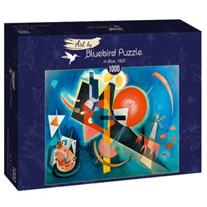 Bluebird Puzzle (60021) - Vassily Kandinsky: "In Blue, 1925" - 1000 brikker puslespil