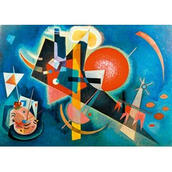 Bluebird Puzzle (60021) - Vassily Kandinsky: "In Blue, 1925" - 1000 brikker puslespil