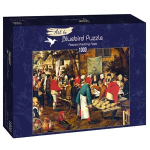Bluebird Puzzle (60025) - Pieter Brueghel the Younger: "Peasant Wedding Feast" - 1000 brikker puslespil