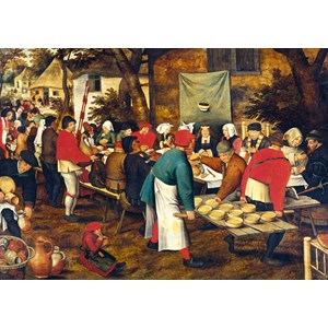 Bluebird Puzzle (60025) - Pieter Brueghel the Younger: "Peasant Wedding Feast" - 1000 brikker puslespil
