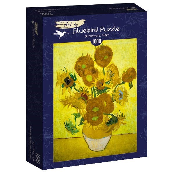 Bluebird Puzzle (60003) - Vincent van Gogh: "Sunflowers, 1889" - 1000 brikker puslespil