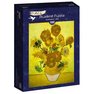 Bluebird Puzzle (60003) - Vincent van Gogh: "Sunflowers, 1889" - 1000 brikker puslespil