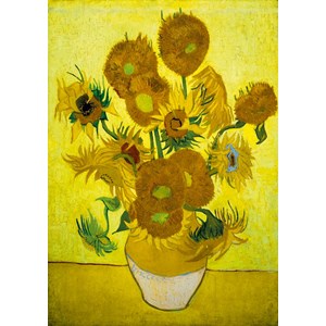 Bluebird Puzzle (60003) - Vincent van Gogh: "Sunflowers, 1889" - 1000 brikker puslespil