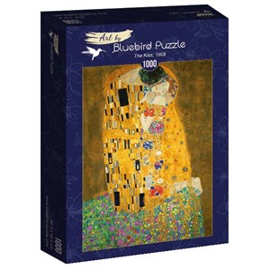 Bluebird Puzzle (60015) - Gustav Klimt: "The Kiss, 1908" - 1000 brikker puslespil