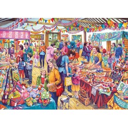 Gibsons (g6254) - Tony Ryan: "Village Tombola" - 1000 brikker puslespil