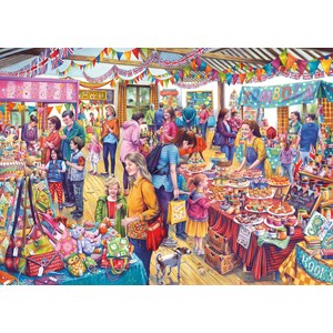 Gibsons (g6254) - Tony Ryan: "Village Tombola" - 1000 brikker puslespil