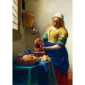 Bluebird Puzzle (60066) - Johannes Vermeer: "The Milkmaid, 1658" - 1000 brikker puslespil
