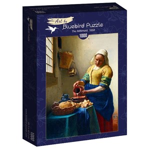 Bluebird Puzzle (60066) - Johannes Vermeer: "The Milkmaid, 1658" - 1000 brikker puslespil