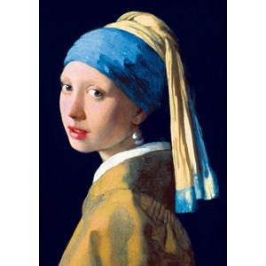 Bluebird Puzzle (60065) - Johannes Vermeer: "Girl with a Pearl Earring, 1665" - 1000 brikker puslespil