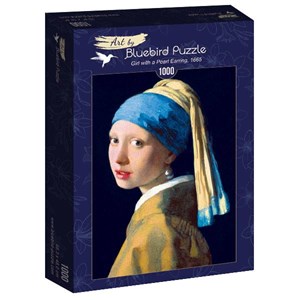 Bluebird Puzzle (60065) - Johannes Vermeer: "Girl with a Pearl Earring, 1665" - 1000 brikker puslespil