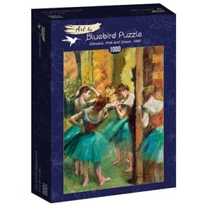 Bluebird Puzzle (60047) - Edgar Degas: "Dancers, Pink and Green, 1890" - 1000 brikker puslespil