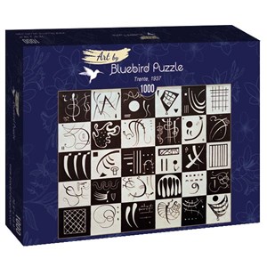 Bluebird Puzzle (60051) - Vassily Kandinsky: "Trente, 1937" - 1000 brikker puslespil