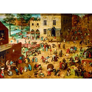 Bluebird Puzzle (60034) - Pieter Brueghel the Elder: "Children's Games, 1560" - 1000 brikker puslespil