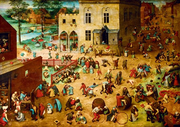 Bluebird Puzzle (60034) - Pieter Brueghel the Elder: "Children's Games, 1560" - 1000 brikker puslespil
