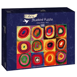 Bluebird Puzzle (60035) - Vassily Kandinsky: "Colour Study, 1913" - 1000 brikker puslespil