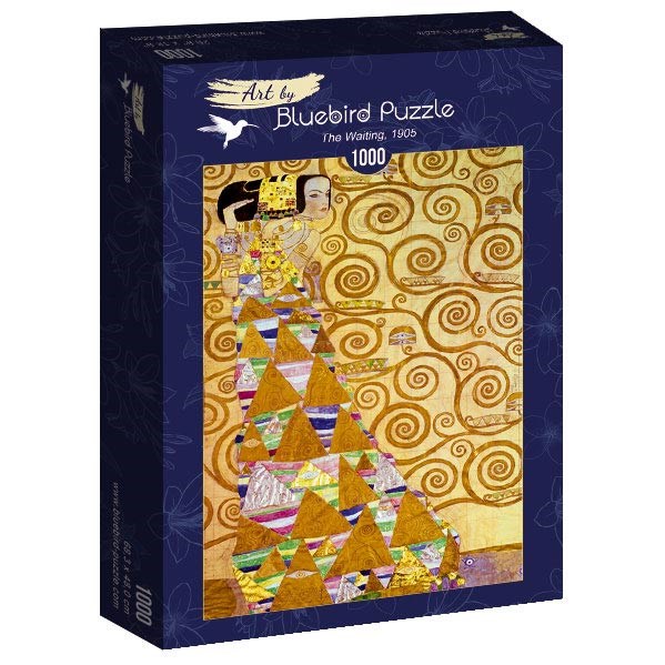Bluebird Puzzle (60017) - Gustav Klimt: "The Waiting, 1905" - 1000 brikker puslespil