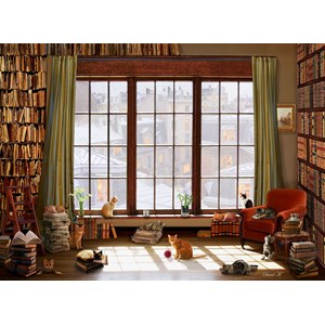 Anatolian (1065) - "Window Cats" - 1000 brikker puslespil