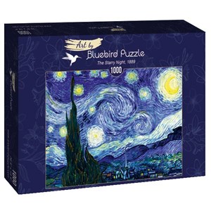 Bluebird Puzzle (60001) - Vincent van Gogh: "The Starry Night, 1889" - 1000 brikker puslespil