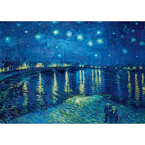 Bluebird Puzzle (60002) - Vincent van Gogh: "Starry Night over the Rhône, 1888" - 1000 brikker puslespil