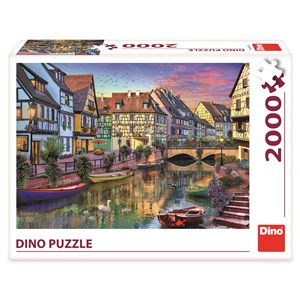 Dino (56123) - "Romantic Early Evening" - 2000 brikker puslespil