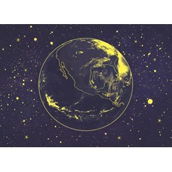 Dino (54128) - "Earth" - 1000 brikker puslespil