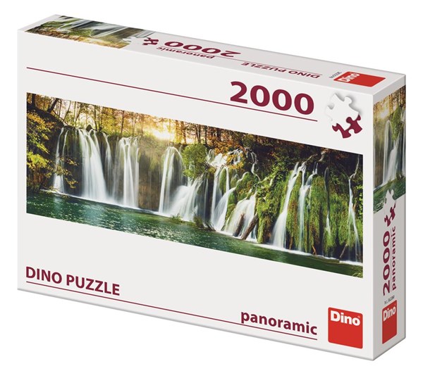 Dino (56208) - "Plitvice Waterfalls" - 2000 brikker puslespil