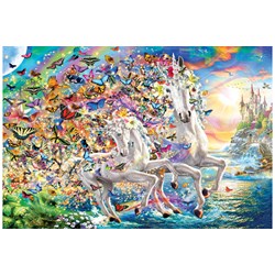 Eurographics (8220-5551) - "Unicorn Fantasy" - 2000 brikker puslespil