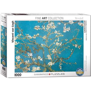 Eurographics (6000-0153) - Vincent van Gogh: "Almond Branches in Bloom" - 1000 brikker puslespil