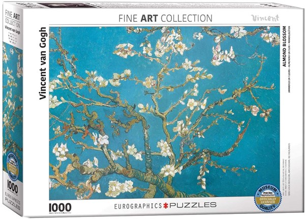 Eurographics (6000-0153) - Vincent van Gogh: "Almond Branches in Bloom" - 1000 brikker puslespil