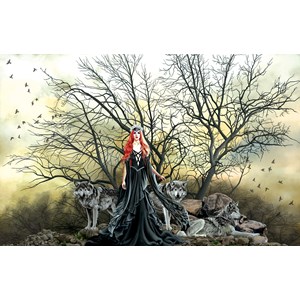 SunsOut (67609) - Nene Thomas: "Red Haired Witch" - 1000 brikker puslespil