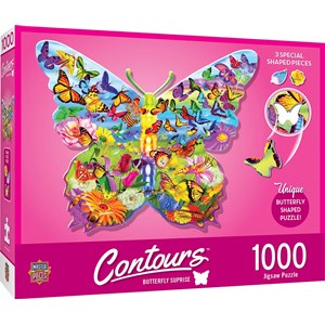 MasterPieces (72051) - "Butterfly" - 1000 brikker puslespil