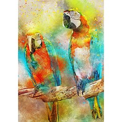 Bluebird Puzzle (70032) - "Parrots" - 1000 brikker puslespil