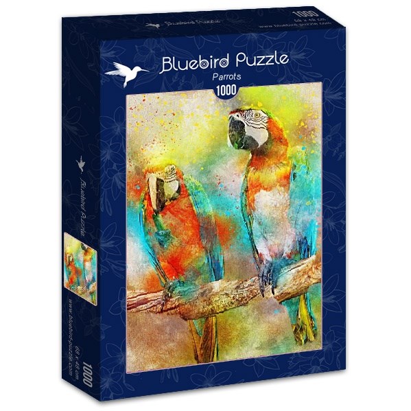 Bluebird Puzzle (70032) - "Parrots" - 1000 brikker puslespil