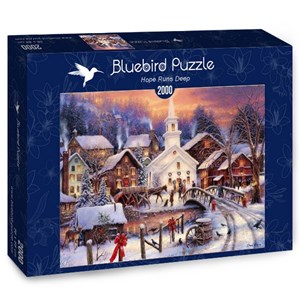 Bluebird Puzzle (70054) - Chuck Pinson: "Hope Runs Deep" - 2000 brikker puslespil