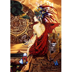 Bluebird Puzzle (70058) - "Aztec Dawn" - 1500 brikker puslespil