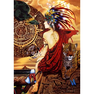 Bluebird Puzzle (70058) - "Aztec Dawn" - 1500 brikker puslespil