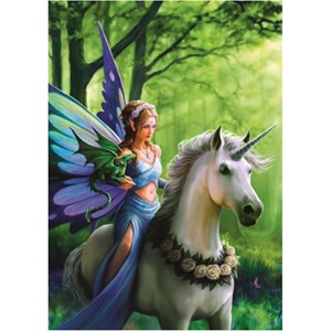 Bluebird Puzzle (70440) - Anne Stokes: "Realm of Enchantment" - 1500 brikker puslespil