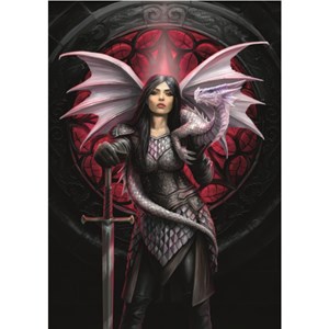 Bluebird Puzzle (70441) - Anne Stokes: "Valour" - 1500 brikker puslespil