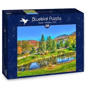 Bluebird Puzzle (70023) - "Stowe, Vermont, USA" - 1000 brikker puslespil