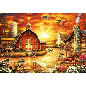 Bluebird Puzzle (70416) - Chuck Pinson: "Honey Drip Farm" - 2000 brikker puslespil