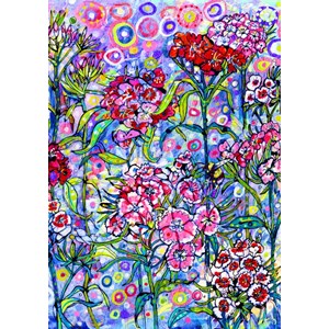 Bluebird Puzzle (70432) - Sally Rich: "Sweet William" - 1500 brikker puslespil