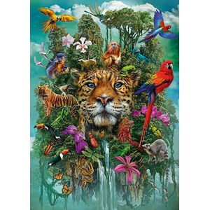 Schmidt Spiele (58960) - "King of the Jungle" - 1000 brikker puslespil