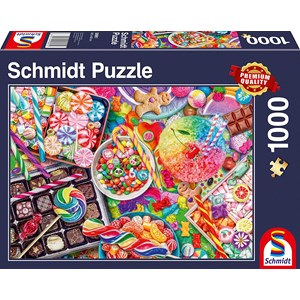 Schmidt Spiele (58961) - "Candylicious" - 1000 brikker puslespil