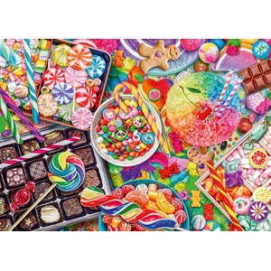 Schmidt Spiele (58961) - "Candylicious" - 1000 brikker puslespil