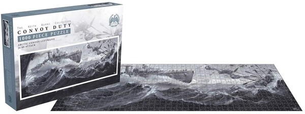 Zee Puzzle (26234) - Keith Burns: "Convoy Duty" - 1000 brikker puslespil
