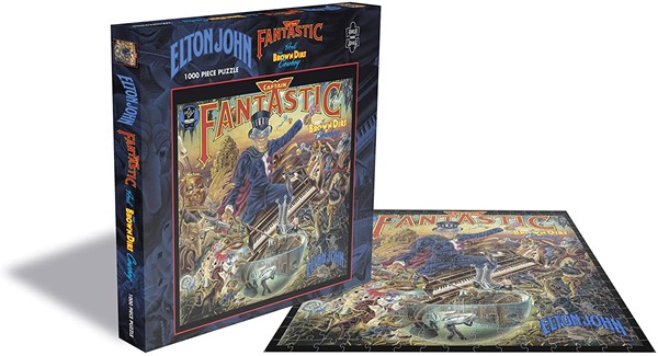 Zee Puzzle (26215) - "Elton John, Captain Fantastic" - 1000 brikker puslespil