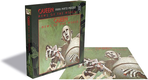 Zee Puzzle (26212) - "Queen, News of the World" - 1000 brikker puslespil