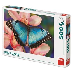 Dino (50249) - "Butterfly" - 500 brikker puslespil