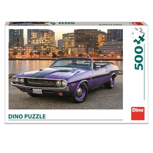 Dino (50252) - "Dodge Cars" - 500 brikker puslespil