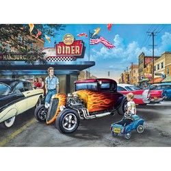 MasterPieces (71811) - "Hot Rods and Milkshakes" - 1000 brikker puslespil
